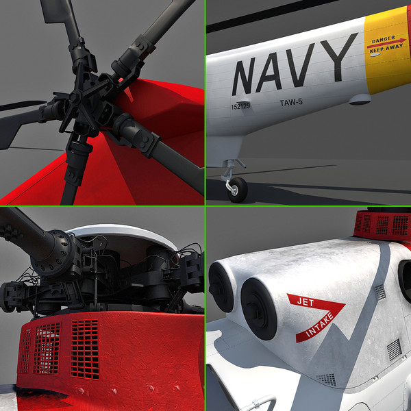 3d sikorsky sh-3 sea king - Sikorsky SH-3 Sea King... by Gandoza
